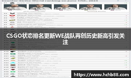 CSGO状态排名更新WE战队再创历史新高引发关注